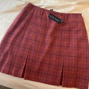 Ellen Tracy nwt wool plaid skirt